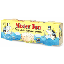 Mister Ton tonhaldarabok napraforgó olajban 3x80g 240 g reform élelmiszer