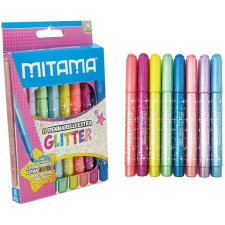 Mitama se třpytkami JUMBO, 5 mm, kulaté - sada 8 barev (62937) filctoll, marker