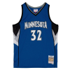  MITCHELL &amp; NESS MINNESOTA TIMBERWOLVES Karl-Anthony Towns Mens Swingman Jersey kosárlabda mez Kék M
