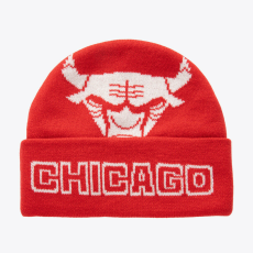  Mitchell & ness nba k.o. knit hwc - chicago bulls téli sapka unisex piros one