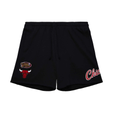  Mitchell & ness nba postgame fleece shorts vintage logo chicago bulls rövidnadrág férfi fekete m