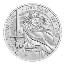 Mítoszok és legendák - Arthur király 2023 - 1 Oz - ezüst befektetési érme egyéb ékszer