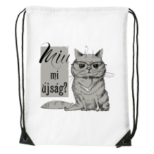 Miu mi újság - Sport táska fehér tornazsák