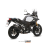 MIVV SPEED EDGE acél fekete Slip-On Suzuki DL1000 V-Stromhoz MIVV Kipufogó és alkatrészei Kipufogódob, betét, hangtompító