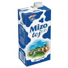 Mizo Tartós tej, visszazárható dobozban, 1,5 %, 1 l, MIZO tejtermék