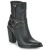 MJUS Bokacsizmák FLORA Fekete 39