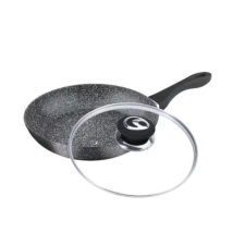 MK Home Fekete granite line serpenyő+fedő 24 cm sütés és főzés