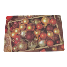 MK Home Karácsonyi díszek tányéralátét 42x27 cm (6 db) konyhai eszköz