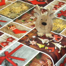 MK Home Kollázsok karácsonyi asztalterítő 140x100cm lakástextília