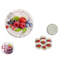 MK Home Málna befőttes üveg tető 82 mm(10db) konyhai eszköz