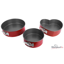 MK Home Teflon tortaforma készlet 18cm-26cm-Szív konyhai eszköz