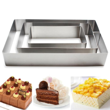 MK Home Téglalap tortaformázó 3 darab sütés és főzés