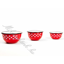 MK Home Zománcos pöttyös müzlistál 14 cm konyhai eszköz