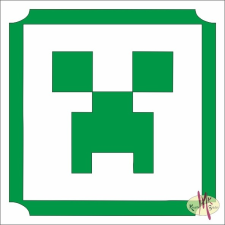Mk Kreatív Stúdió 5x5 cm-es csillámtetoválás sablon - Minecraft 98 csillámtetoválás