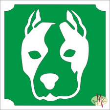 Mk Kreatív Stúdió 5x5 cm-es Csillámtetoválás sablon -Pitbull 274 csillámtetoválás