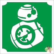 Mk Kreatív Stúdió 5x5 cm-es Csillámtetoválás sablon - Star Wars 179 csillámtetoválás