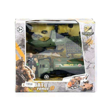 MK Toys Combat Force 9 Katonai játék szett teherautóval autópálya és játékautó