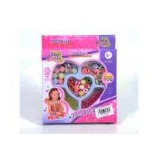 MK Toys Ékszerkészítő gyöngy szett szívecske alakú tároló tálcával kreatív és készségfejlesztő