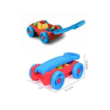MK Toys Húzós kocsi 22db építőelemmel barkácsolás, építés