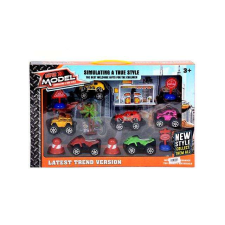 MK Toys Offroad játékszett 6db autóval autópálya és játékautó