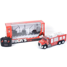 MK Toys RC Távirányítós tűzoltó kamion fény effektekkel autópálya és játékautó