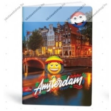  Mmoji A4 kockás füzet, Amsterdam (1 db) füzet