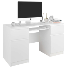 Mobene Modern Számítógépasztal N6 - fehér íróasztal