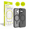 Mobile Origin Hybrid MagSafe Case for iPhone 16 Matte Black MO-HYBL-IP16