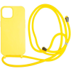 Mobile Origin Lanyard Case Yellow iPhone 15 tok