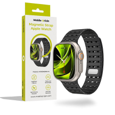 Mobile Origin Magnetic Strap Apple Watch 49mm / 46mm / 45mm / 44mm - Black okosóra kellék