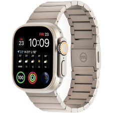 Mobile Origin Watch titánium szíj Apple Watch 49mm/45mm/44mm/42mm-es órához, ezüst okosóra kellék