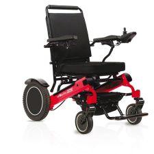  MOBILITY 850 mozgássérült elektromos kerekesszék - joystickkal – piros gyógyászati segédeszköz