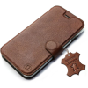 Mobiwear Apple iPhone 13 barna bőr flip tok - L_BRS (5903516899036)