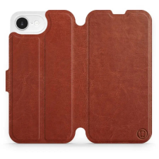 Mobiwear Apple iPhone 16e barna flip tok (5906511806597) tok és táska