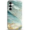 Mobiwear Elite Pro Samsung Galaxy S25 FE zöldes márvány ellenálló tok