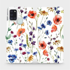 Mobiwear Flip case for Samsung Galaxy A21S - MP04S Meadow Flower (5903516768769) tok és táska
