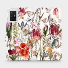 Mobiwear Flip case for Samsung Galaxy A51 - MP01S Blossoming meadow (5903516753475) tok és táska