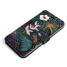 Mobiwear Flip case for Samsung Galaxy M21 - VP13S Dark Flora (5903516181322) tok és táska