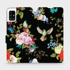 Mobiwear Flip case for Samsung Galaxy M51 - VD09S Birds and flowers (5903516365470) tok és táska