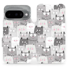 Mobiwear Flip Google Pixel 10 cicák tok tok és táska