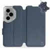 Mobiwear Flip Honor 400 Pro kék bőrtok