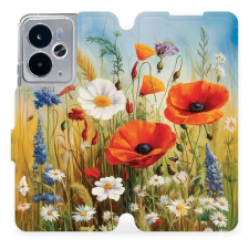 Mobiwear Flip knížkové pro Realme 14T 5G - Letní louka tok és táska