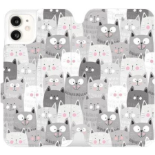 Mobiwear Flip mobile case for Apple iPhone 11 - M099P Cats (5903226975433) tok és táska