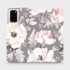 Mobiwear Flip mobile phone case Samsung Galaxy S20 Plus - MX06S Flowers on grey background (5903516171347)