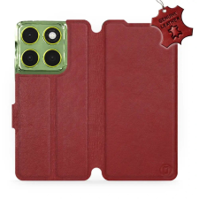 Mobiwear Flip Motorola Moto G06 power piros bőrtok (5907861814362) tok és táska