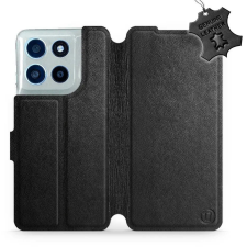 Mobiwear Flip Motorola Moto G56 5G fekete bőrtok (5907861663793) tok és táska