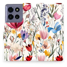 Mobiwear flip Motorola Moto G86 5G - Rét tok és táska