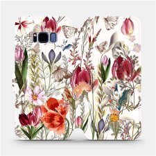 Mobiwear Flip pouzdro na mobil Samsung Galaxy S8 - MP01S Rozkvetlá louka tok és táska