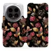 Mobiwear Flip pouzdro pro Honor Magic8 Pro - V171S zlatavé lístky