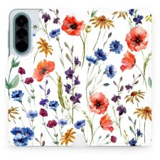 Mobiwear Flip pouzdro pro Samsung Galaxy A27 - MP04S kvítí tok és táska